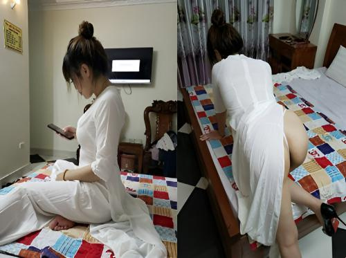 Ao dai garota com seios grandes Ao dai garota com seios grandes